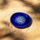 Gratte-ail en céramique bleu