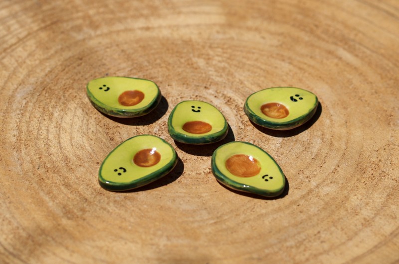 Worry stone Avocat sourire