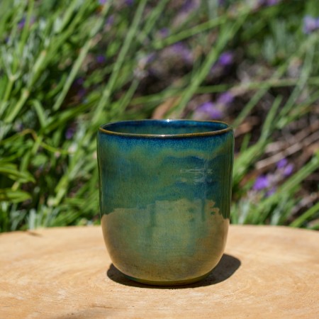 Tasse bleu vert