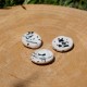 Worry Stone en céramique dalmatien