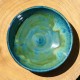 Assiette creuse verte