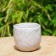 Pot en céramique Blanc pyrité