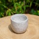 Pot en céramique Blanc pyrité