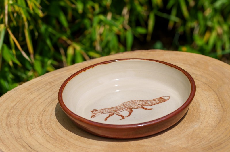 Assiette creuse renard