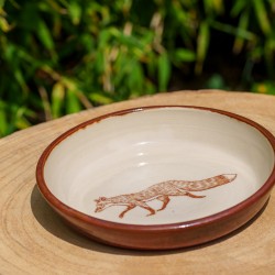 Assiette creuse renard