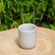 Tasse beige pyritée