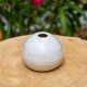 Vase boule beige