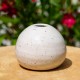 Vase boule beige