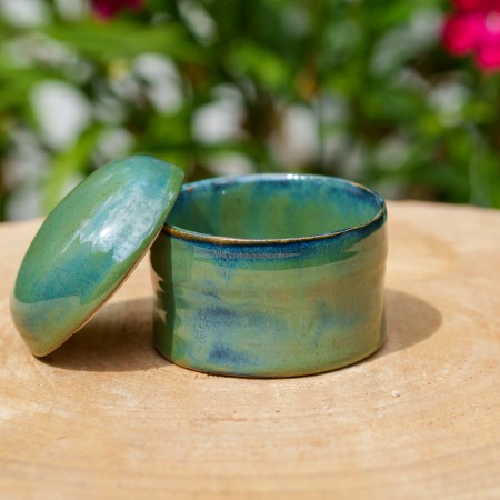 Boite à Bijoux bleu vert