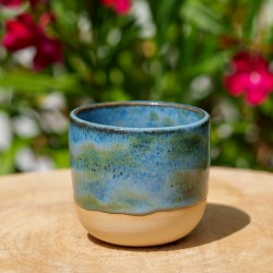 Tasse bleu vert