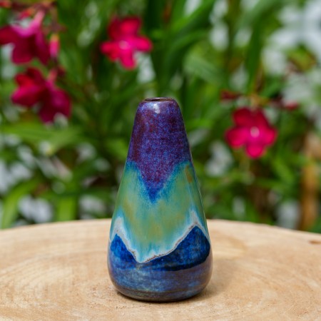 Soliflore violet et bleu