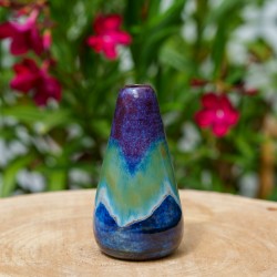 Soliflore violet et bleu