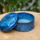 Grande boite bleue en grès
