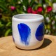 Pot blanc et bleu