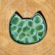 Coupelle Chat verte