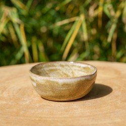 Ramequin beige et vert