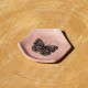 Coupelle hexagone papillon rose ou verte