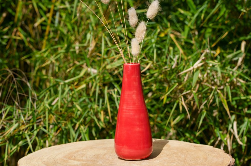 Vase rouge