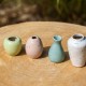 Les miniatures - Lor de 4 vases