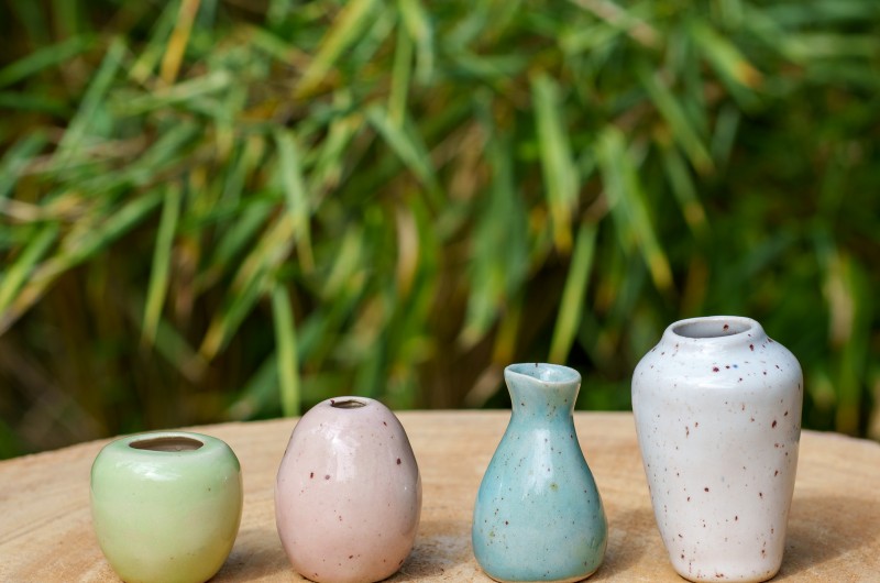 Les miniatures - Lor de 4 vases