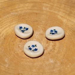 Worry Stone en céramique Myosotis