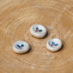 Worry Stone en céramique Houx