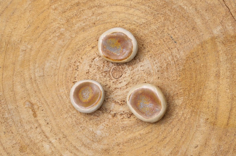 Worry Stone en céramique Brun Rouille