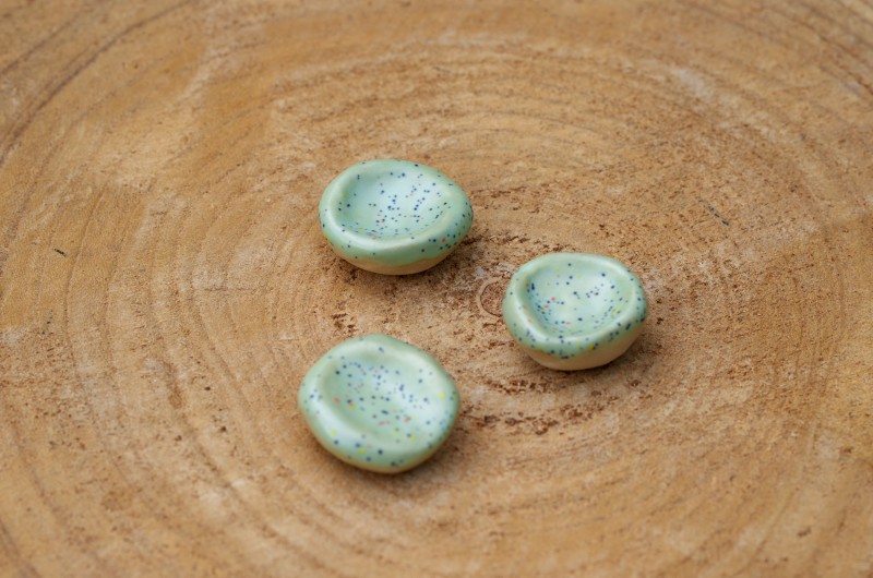 Worry Stone en céramique Wasabi