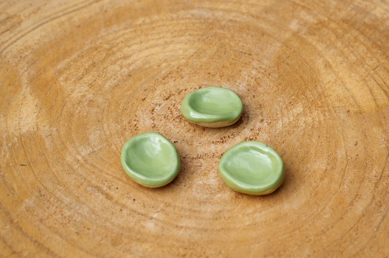 Worry Stone en céramique Jaspe verte