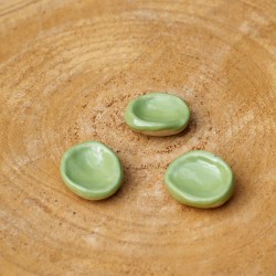 Worry Stone en céramique sauge