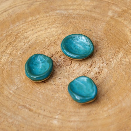 Worry Stone en céramique sauge