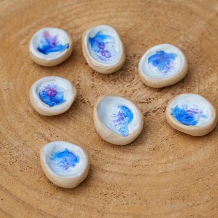 Worry Stone en céramique Nuage