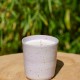 Bougie artisanale senteur Fleur de coton - Violet