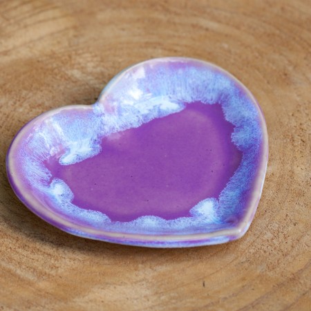 Coupelle Coeur violet