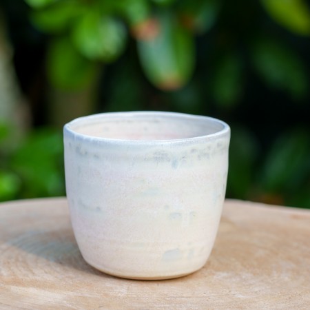 Pot beige nacré