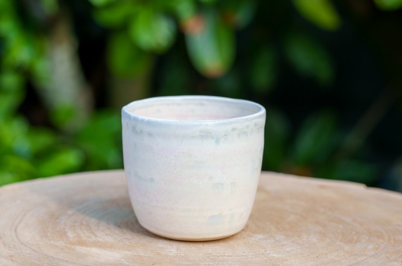 Pot beige nacré