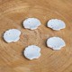 Worry stone Fleur blanche