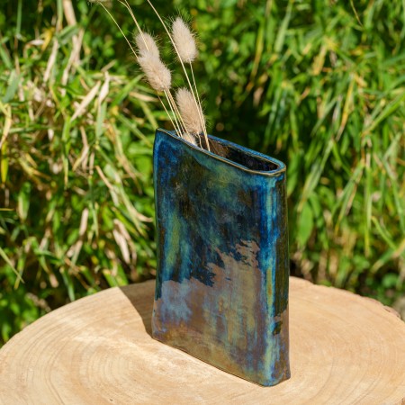 Vase Livre bleu et vert