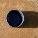 Pot violet et noir