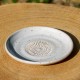 Coupelle Gratte-ail en céramique beige