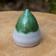 Sapin de Noël à poser vert et blanc