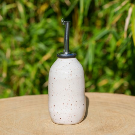 Bouteille à huile beige