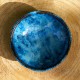 Coupelle texture bleue