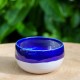 Pot boule bleu cobalt
