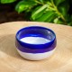 Pot boule bleu cobalt
