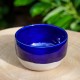 Pot boule bleu cobalt