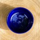 Pot boule bleu cobalt