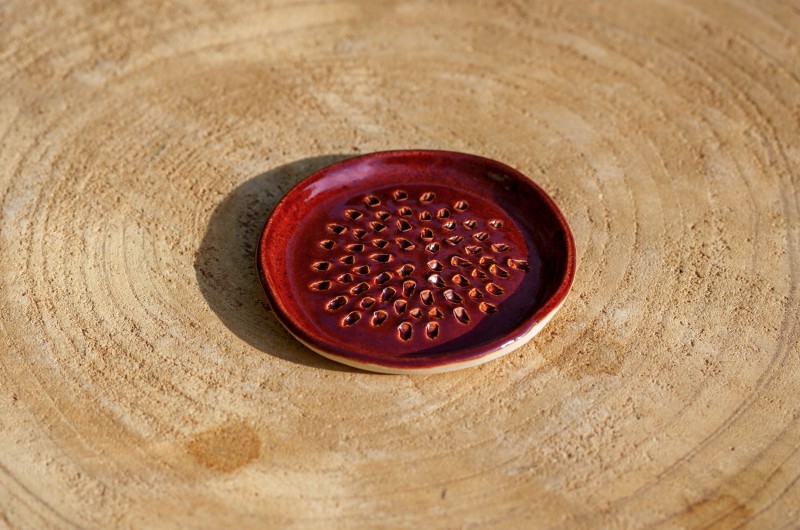 Gratte-ail en céramique verte