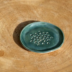 Gratte-ail en céramique verte