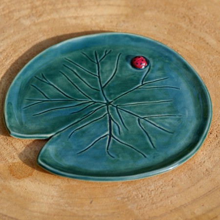 Coupelle Nénuphar et coccinelle